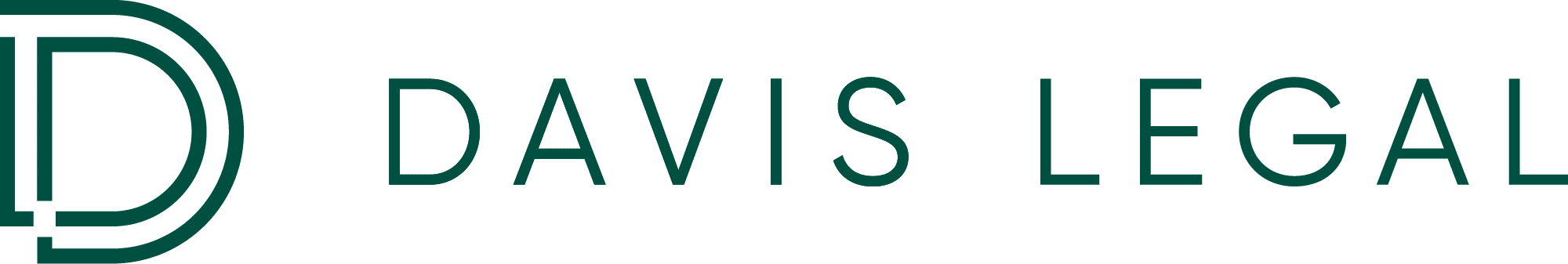 davis law - logo horizontal - green - rgb